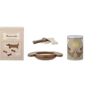 Bloomingville Mini - Charlie Köpek Yemek Seti | Kahverengi