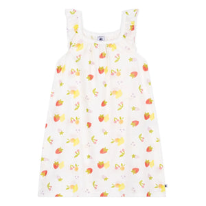 Petit Bateau - Meyveli Gecelik | Ekru