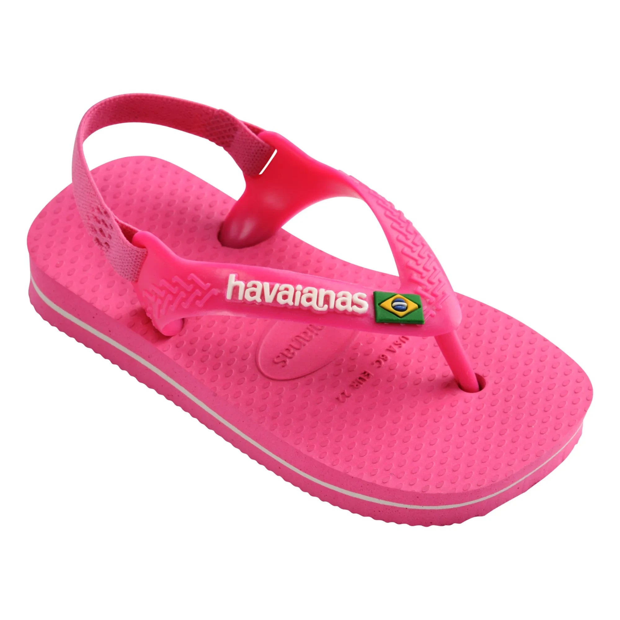 Havaianas - Baby Brasil Logo Flip Flops | Pink