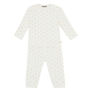 Bonton - Patino Star pijama | Ecru
