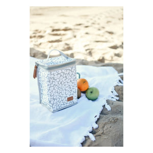 Béaba - Cherry Blossom Insulated Lunch Bag | Gray