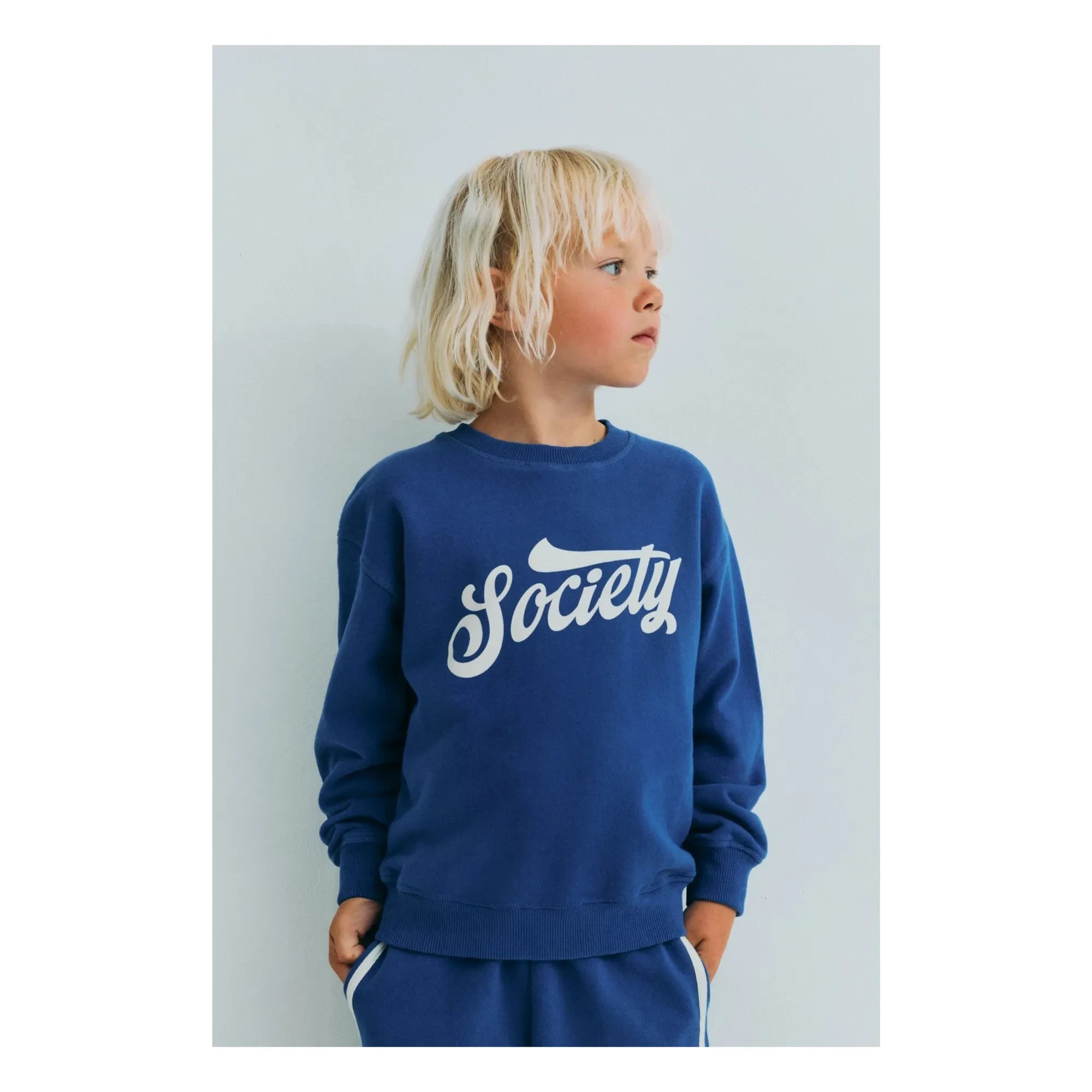 the new society - Tilo Sweatshirt | Blue