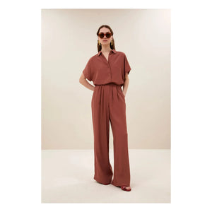 By Bar - Benji Pants | Brick Red