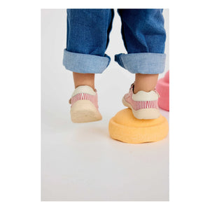 bisgaard - Striped Scratched Sneakers | Red