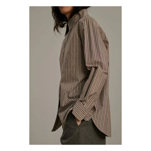 Soeur - Alphée Striped Shirt | Verdigris