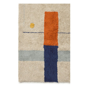 Lorena Canals - Geometric Patterned Rug | Beige