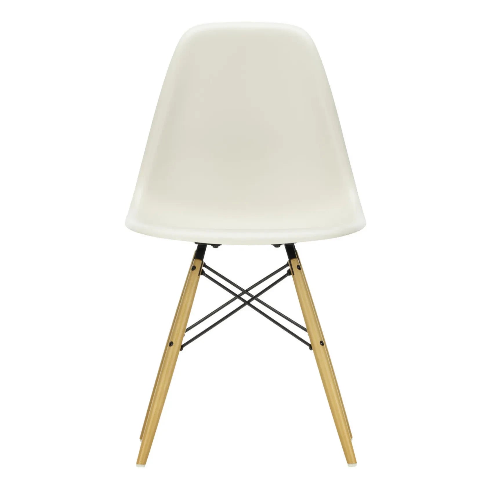 Vitra - DSW Plastic Chair - Maple Base - Charles & Ray Eames | Grey Galet