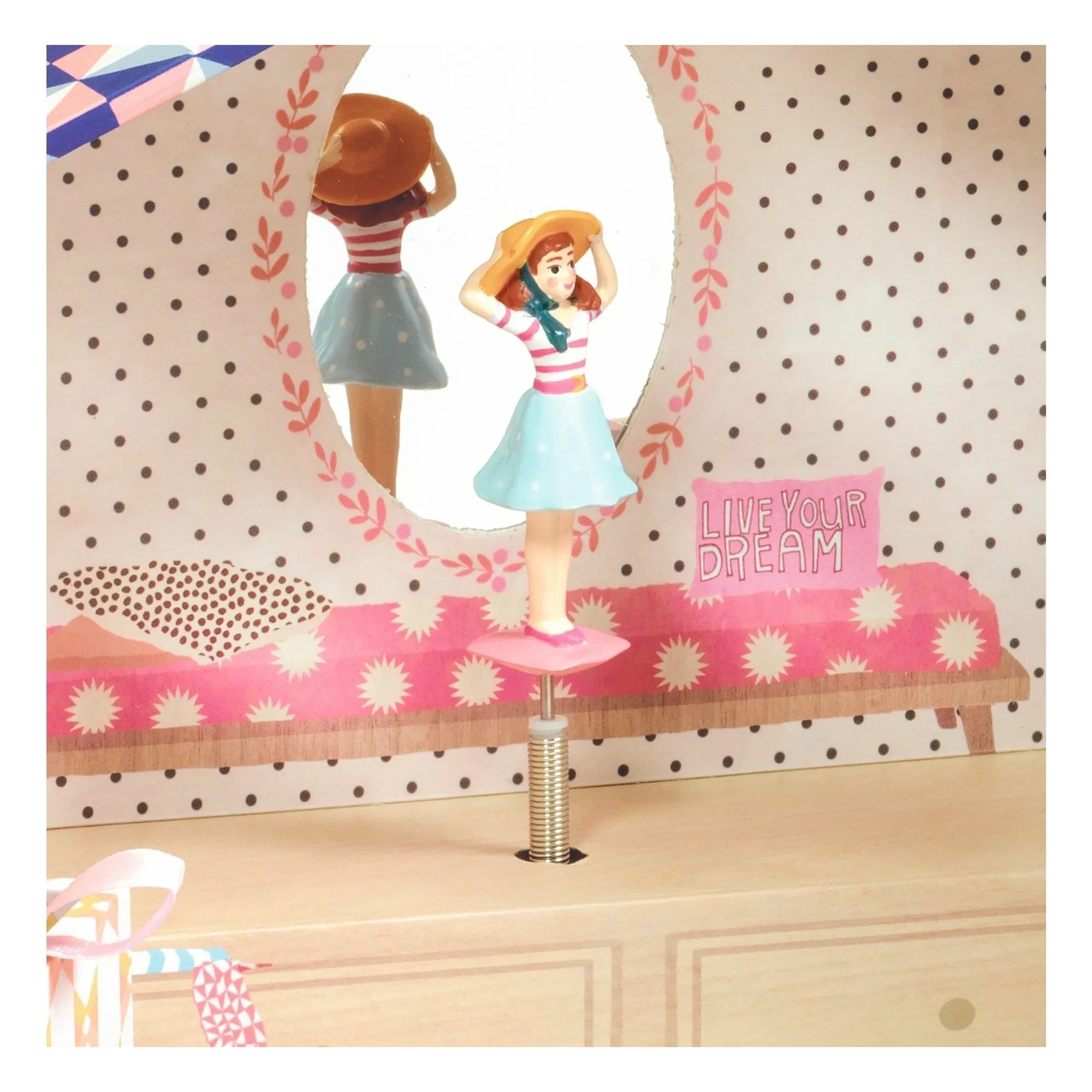 Djeco - Tinou Shop Jewelry Box | Pink