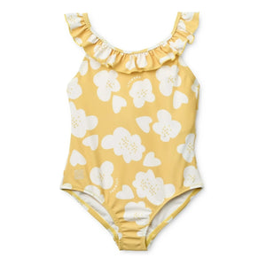 Liewood - Kallie Fleuri Swimsuit Made from Recycled Fibers | Yellow