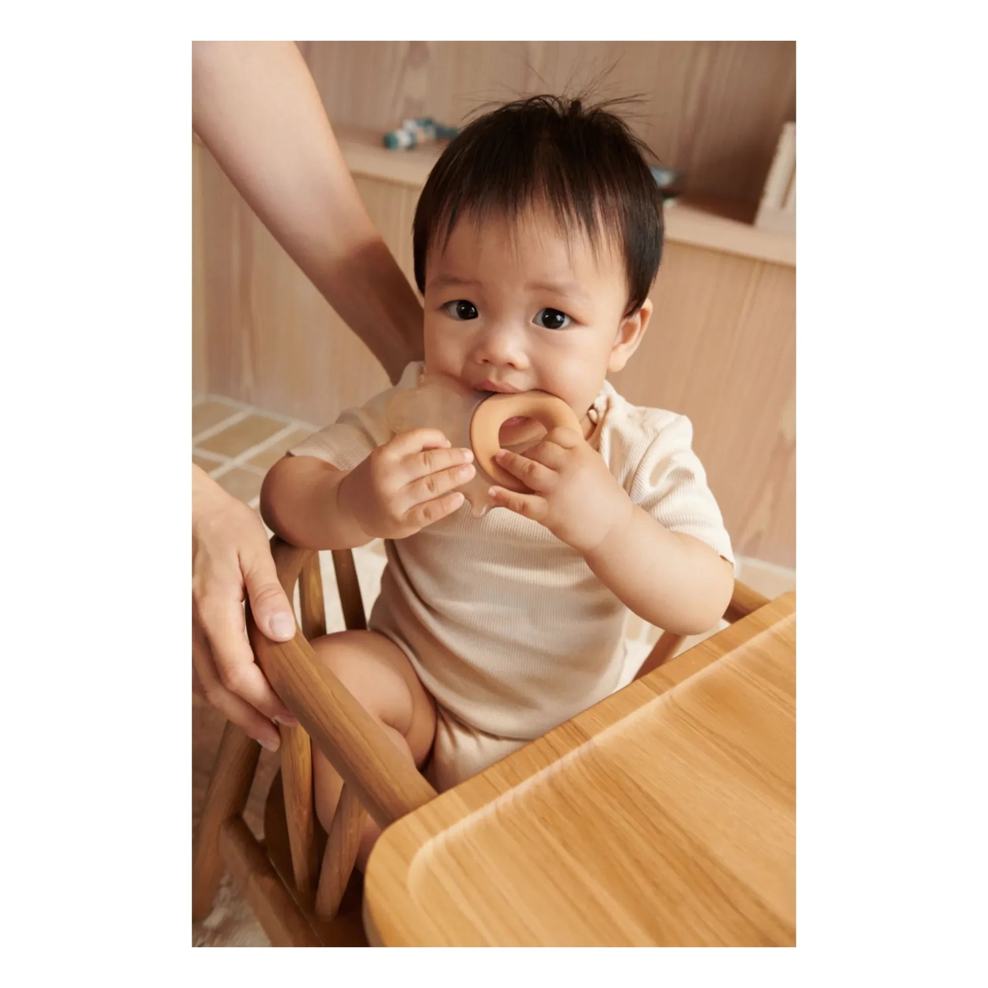 Liewood - Rita Soothing Teething Rings - Set of 2 | Pale Tuscany/Sandy