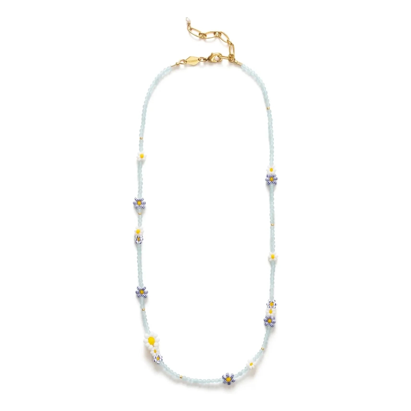 Anni Lu - Bluebell Bloom Necklace | Blue