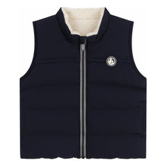 Petit Bateau - Logo Sleeveless Puffer Vest | Navy Blue