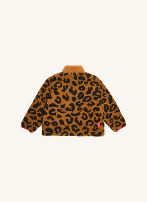 Hello Hossy - Leopard Fleece Jacket | Brown