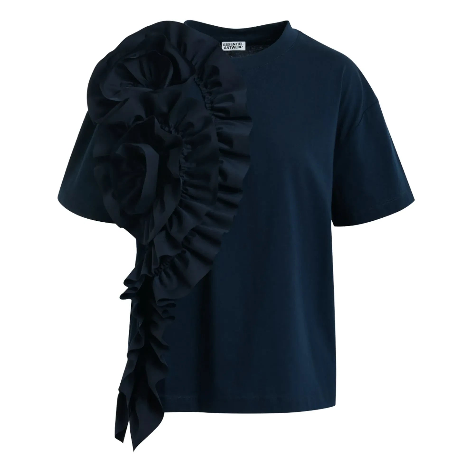 Essentiel Antwerp - Jidole Cotton T-Shirt | Blue