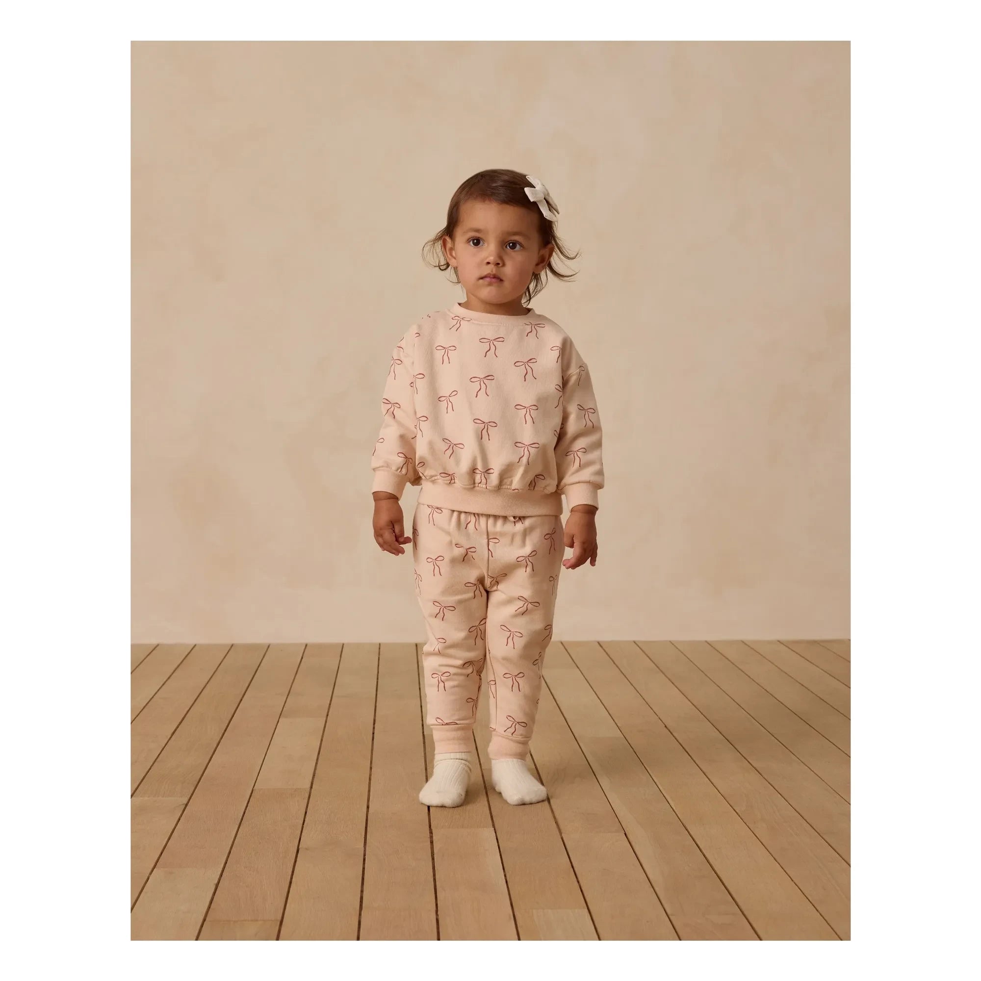 Quincy Mae - Organic Cotton Knotted Jogger | Coral