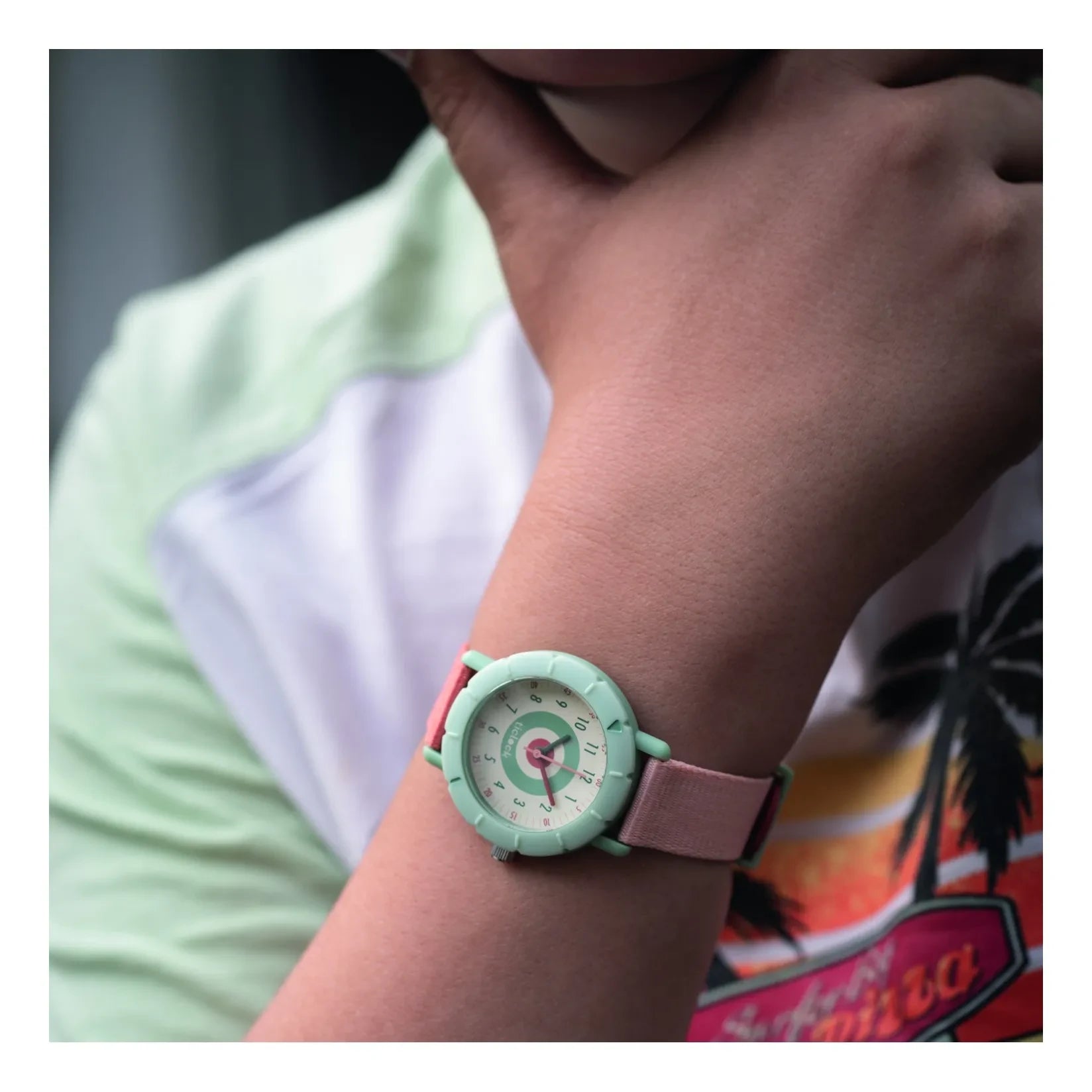 Djeco - TICLOCK - Pink Target Watch