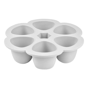 Béaba - Silicone Baby Food Mold - 6 x 90 ml | Light Gray