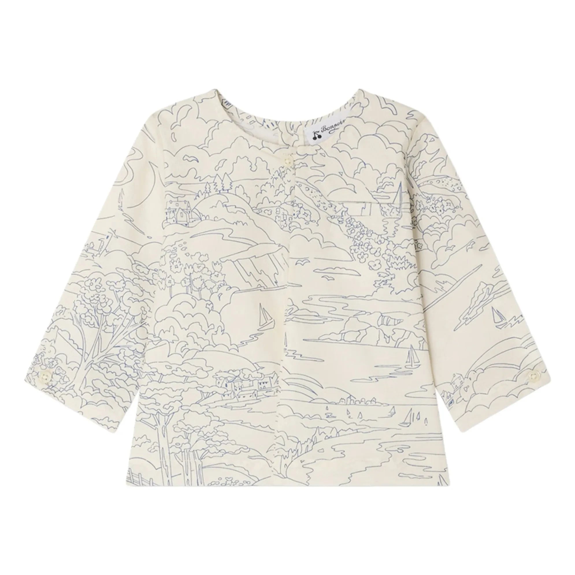 Bonpoint - Gauguin Organic Cotton Tunic | Ecru