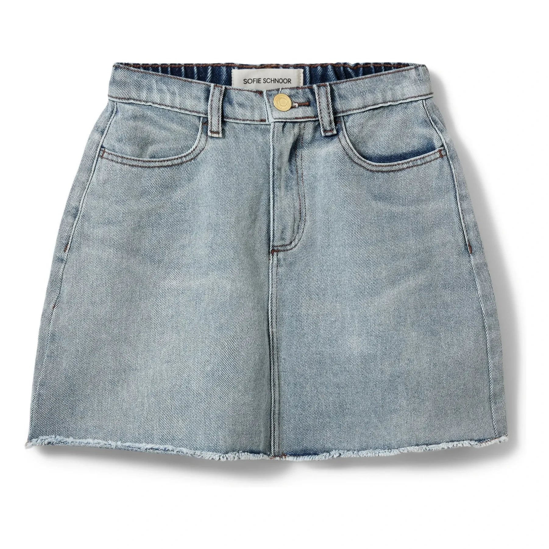 Sofie Schnoor - Callysy Denim Skirt | Light Blue