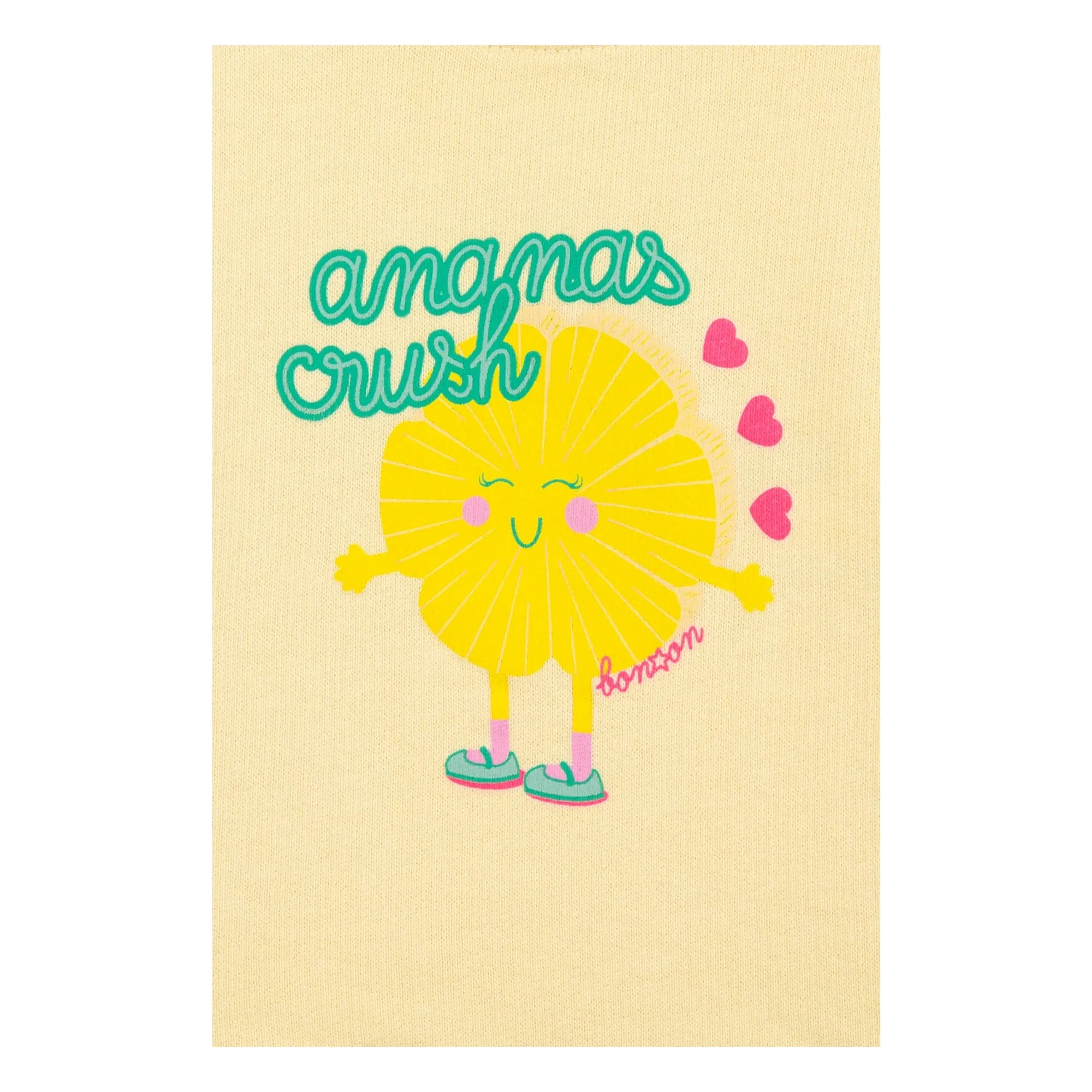 Bonton - Smily Pineapple Sweat | Vanilla
