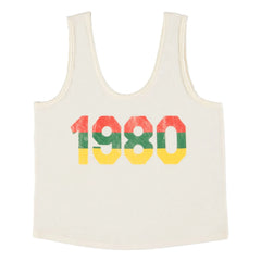 Sisters Department - Olivia Linen and Cotton Tank Top | Ecru