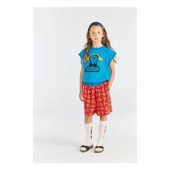 The Animals Observatory - Organic Cotton Mole Anchor Shorts | Red