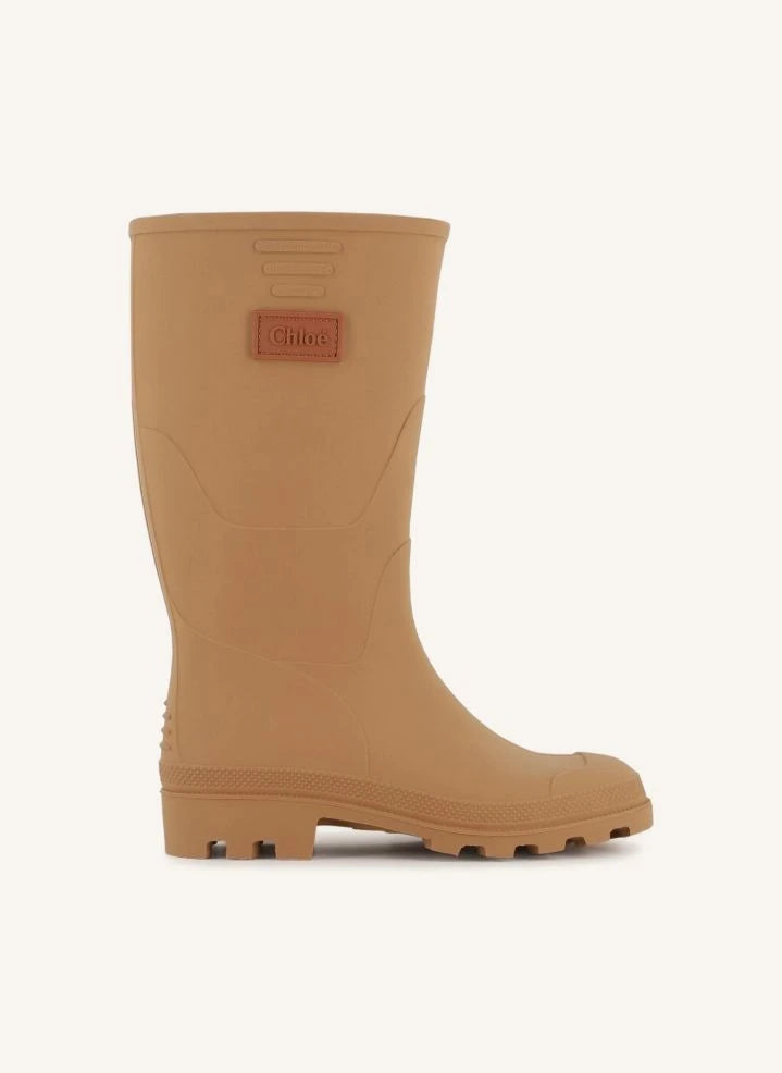 Chloé - Chloé Rain Boots | Caramel