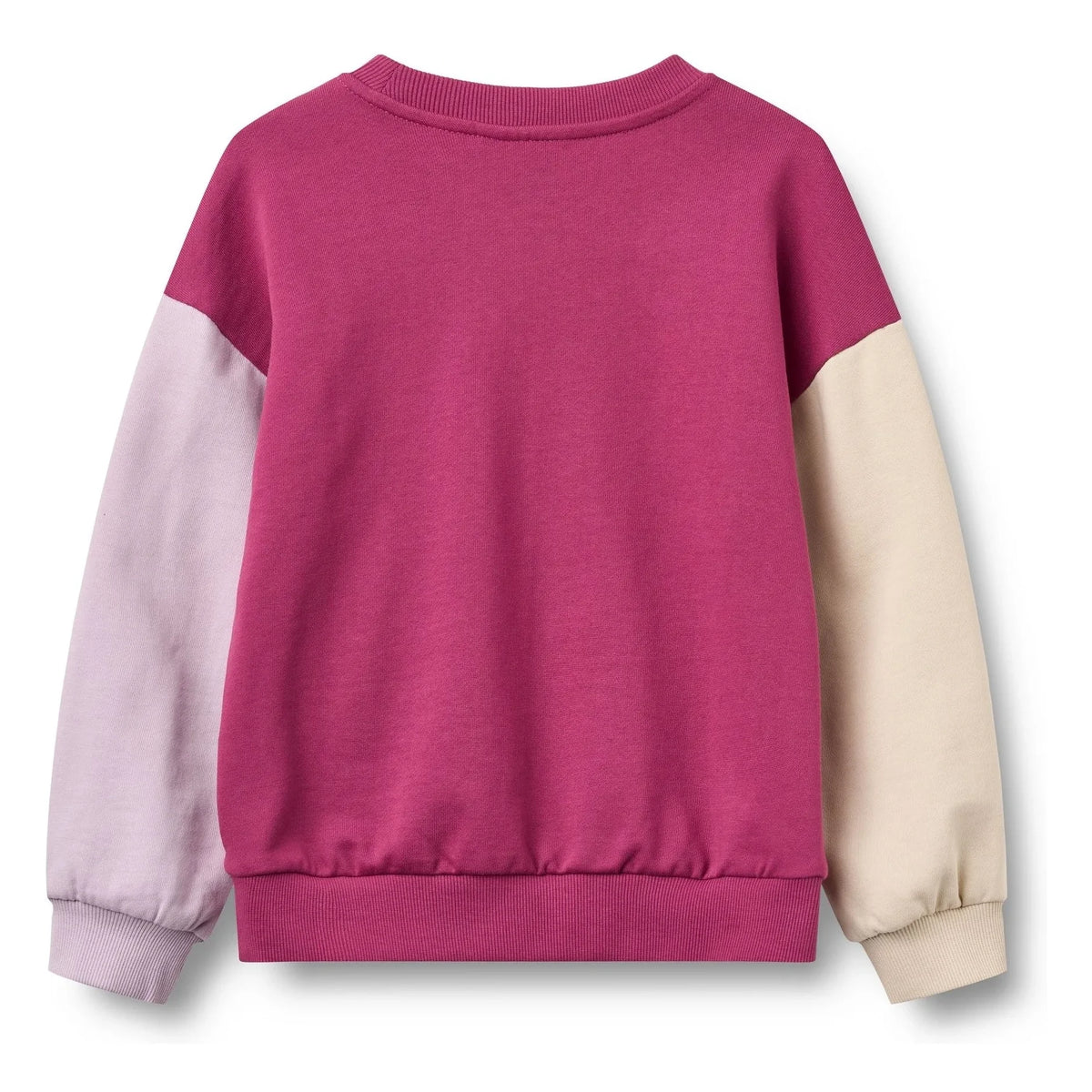 Wheat - Elliot Flower organic cotton sweatshirt | Magenta