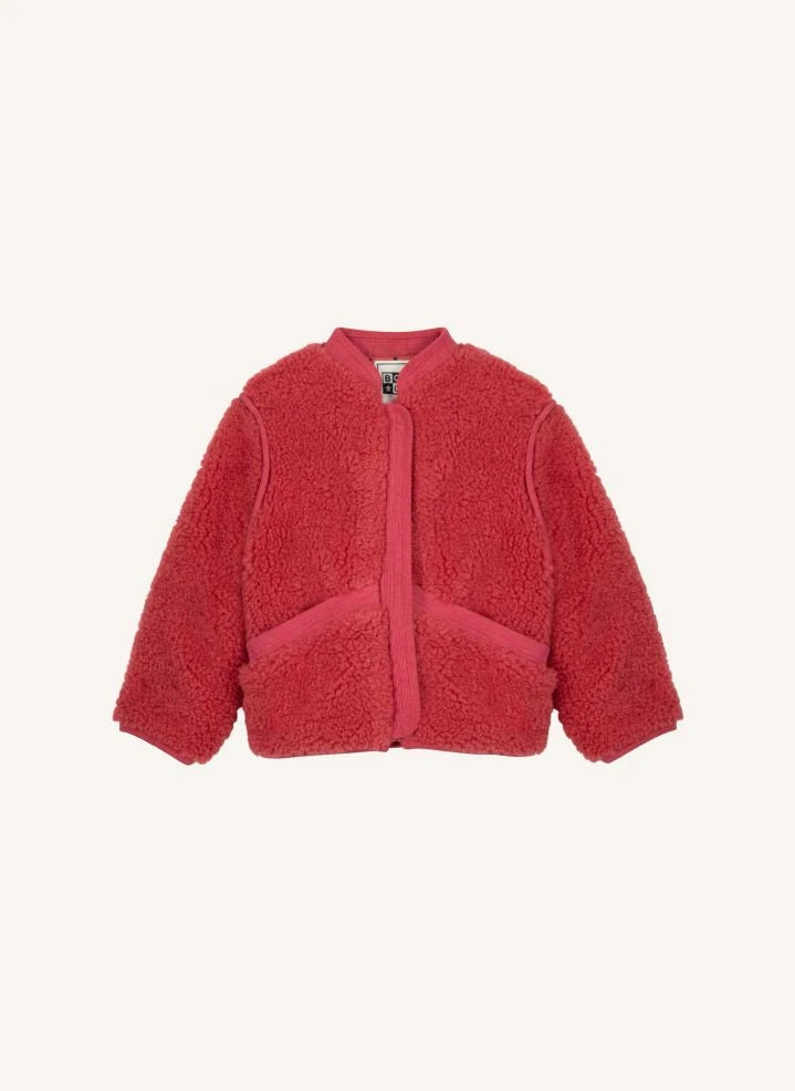 Bonton - Peppa Sherpa jacket | Framboise