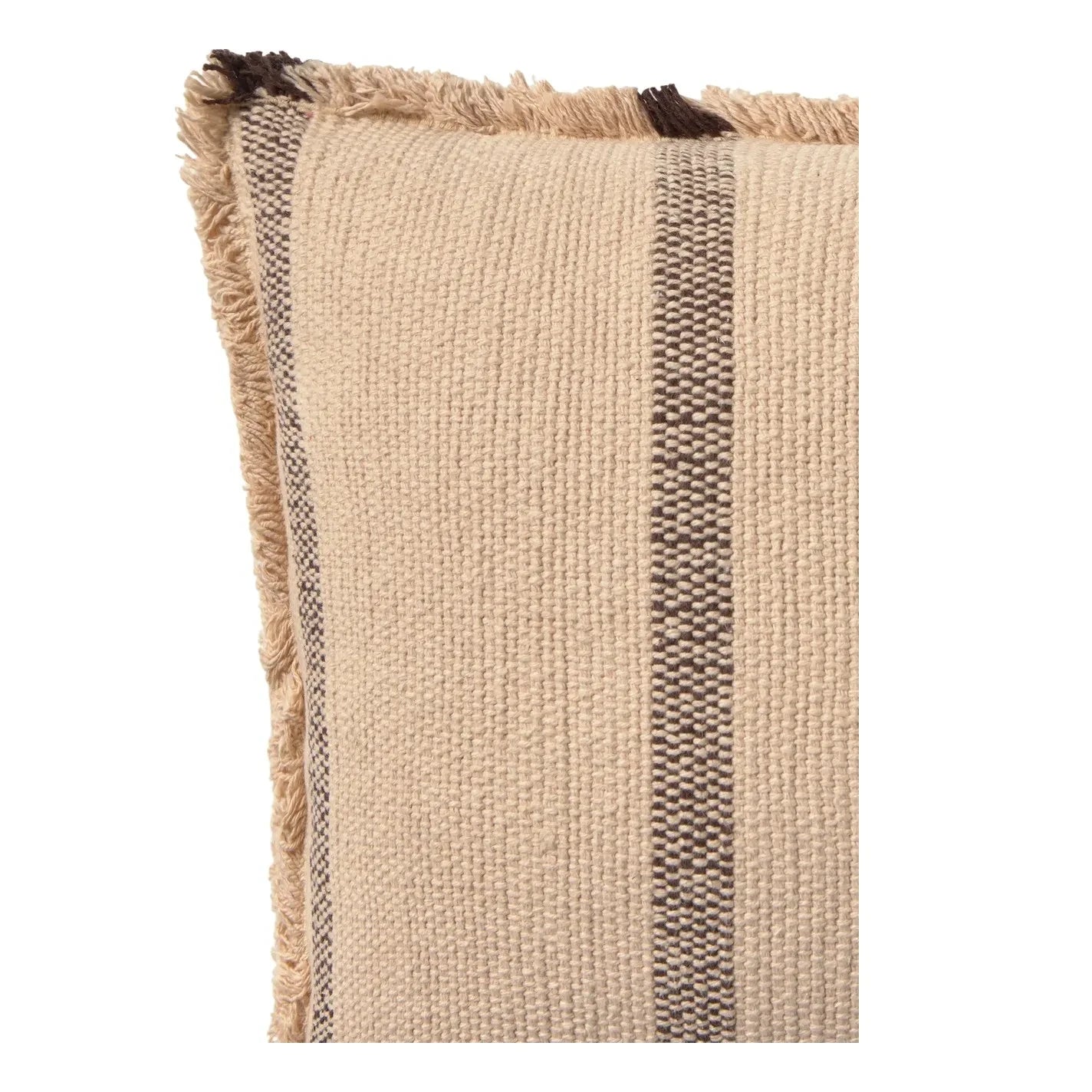 Lorena Canals - Striped Rectangular Pillow | Beige