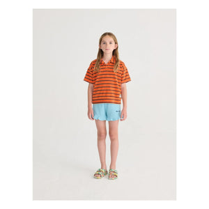 Bobo Choses - Striped Terry Polo | Orange