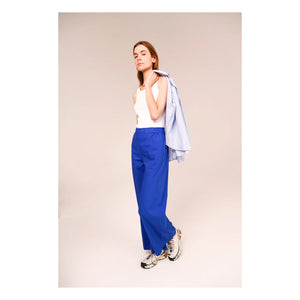 Sacrécoeur - Lola Magna Poplin Pants | Blue