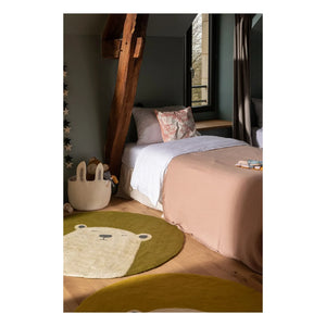 Muskhane - Felt Pasu Grizzly Rug | Green