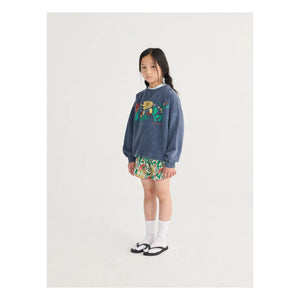 Bobo Choses - Herbalist organik pamuklu sweatshirt | Lacivert