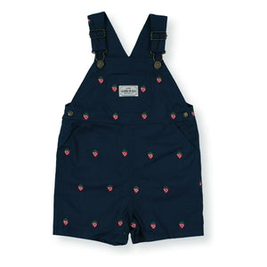Goldie + Ace - Strawberry Short Overalls | Navy Blue