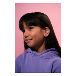 Omy - Kawaii self-adhesive earrings | Orange
