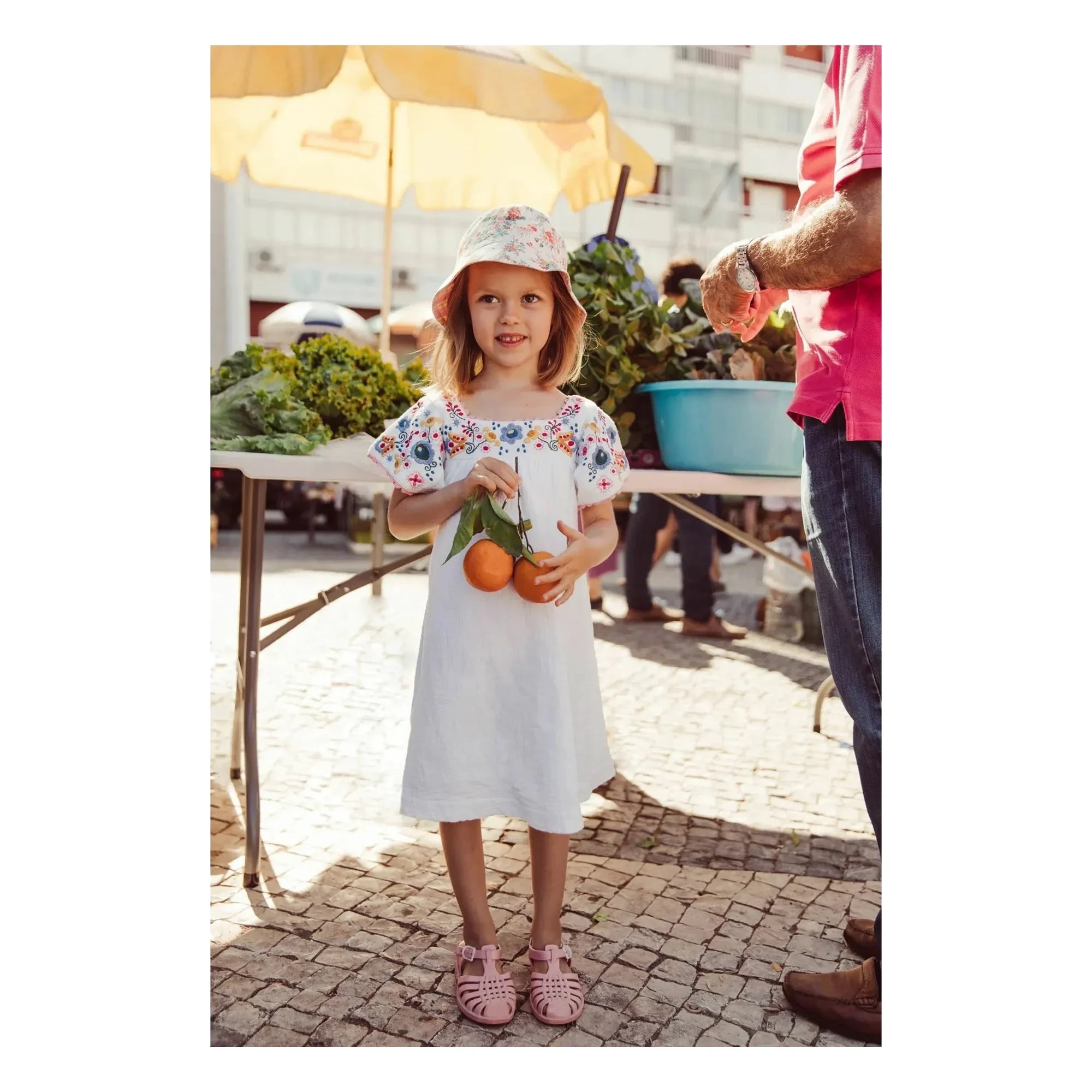 Louise Misha - Daya Organic Cotton Dress | White