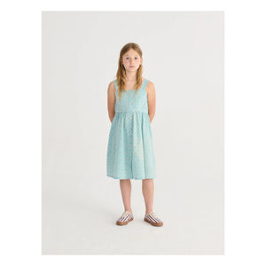 Bobo Choses - Organic Cotton Daisy Dress | Light Blue