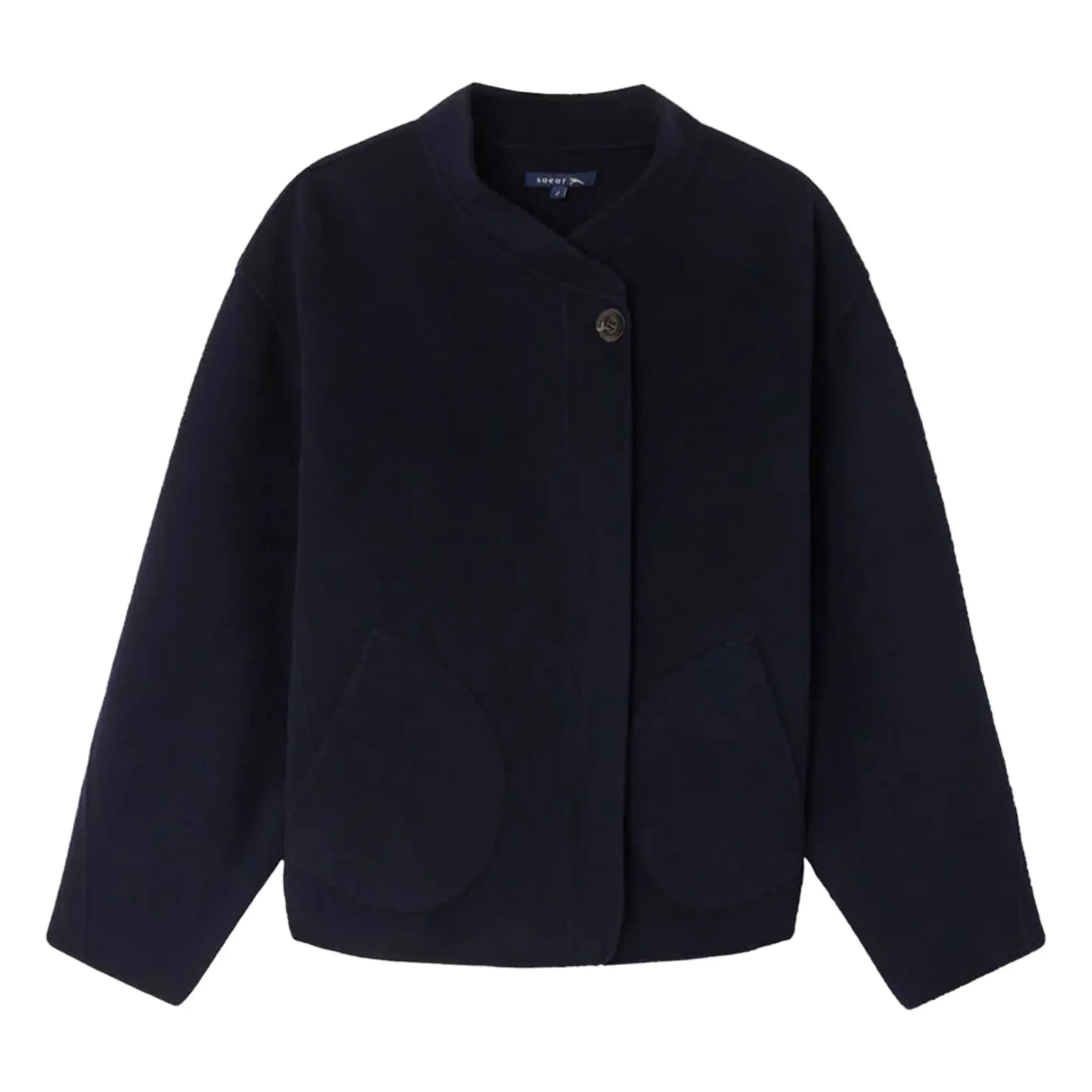 Soeur - Windsor Wool Coat | Navy Blue