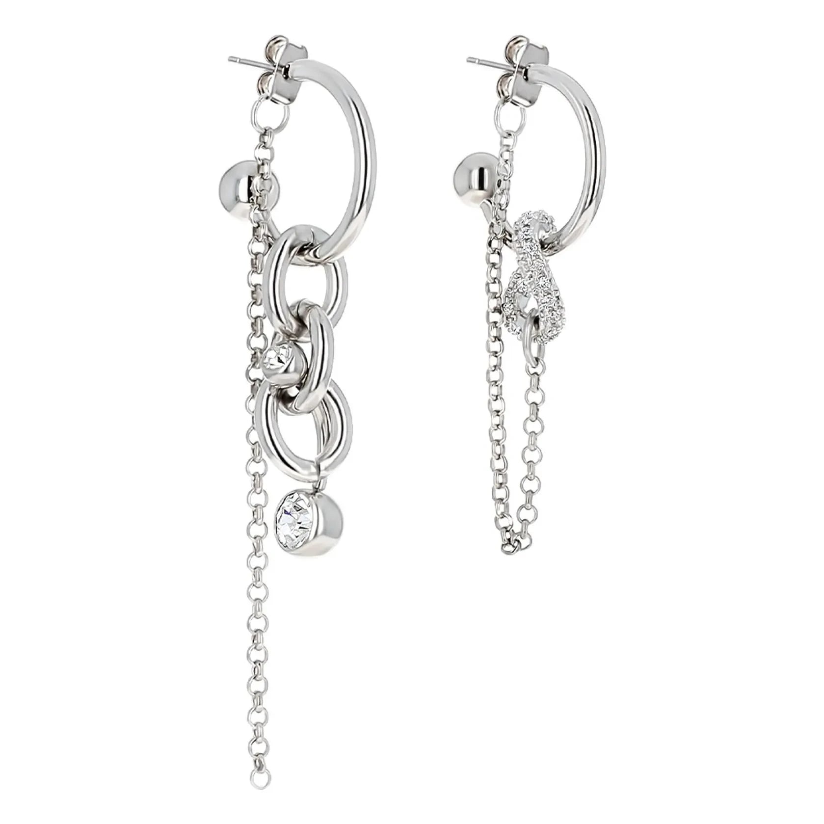 Justine Clenquet - Abel Earrings | Silver