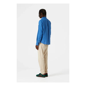 Edmmond Studios - Plain Linen Shirt | Blue