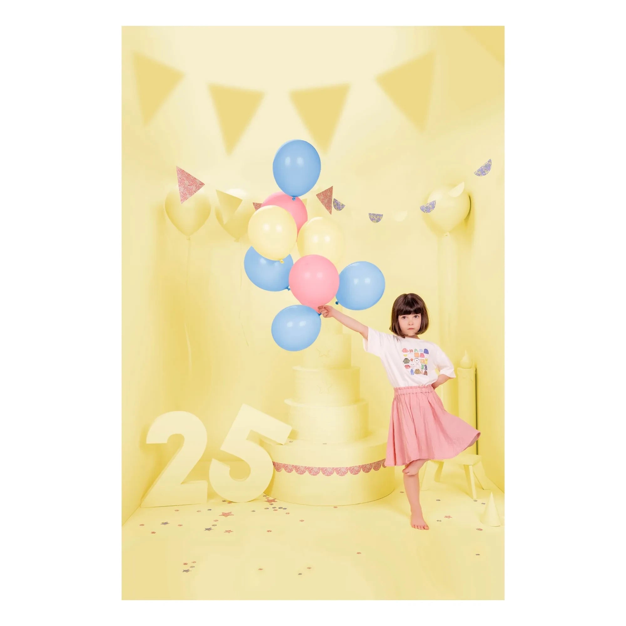 Bonton - Powder Pink Petale Skirt