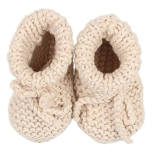 Búho - Knitted Slippers | Pale Pink