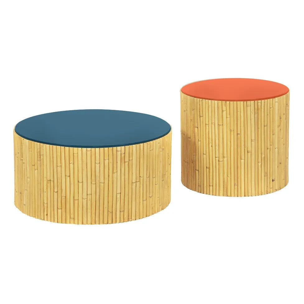 Maison Sarah Lavoine - Riviera Coffee Table Set - 2 Pieces | Sarah Blue
