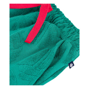 Petit Bateau - Organic Cotton Palm Terry Shorts | Green