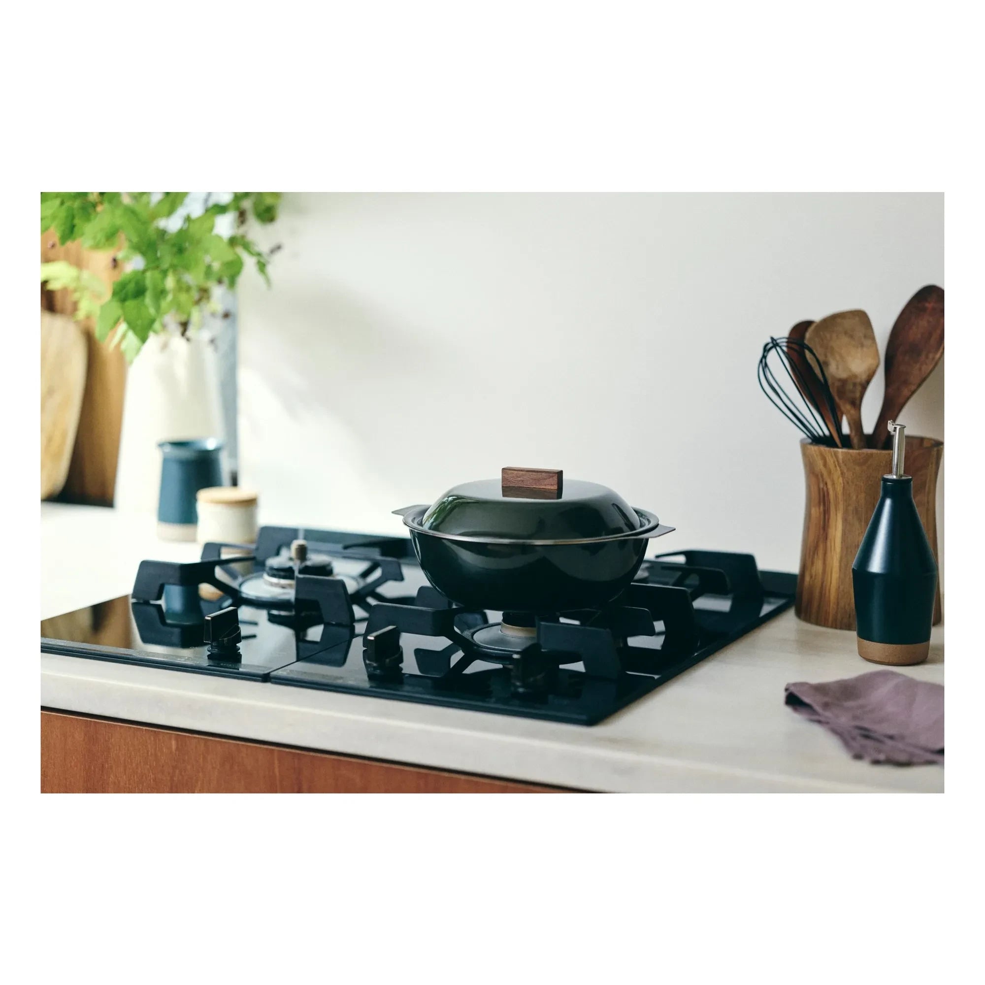 Kinto - Kakomi enamel casserole | Carbon
