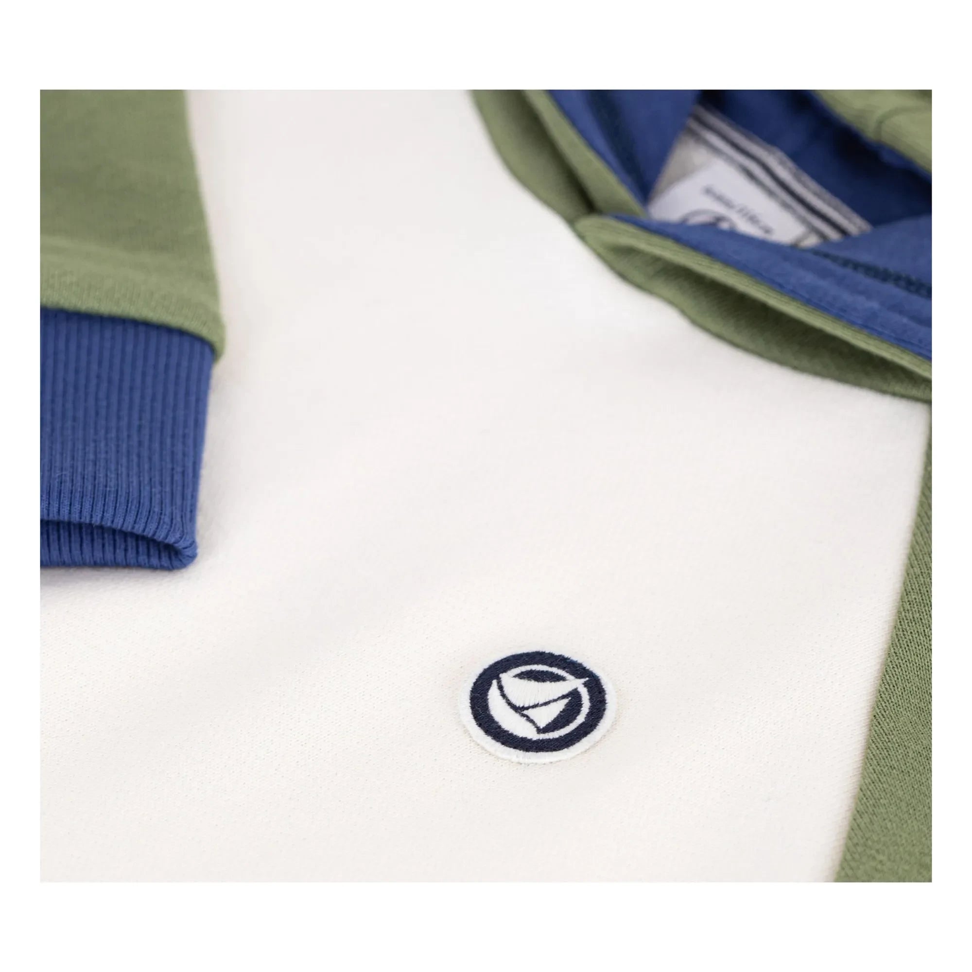 Petit Bateau - Colorblock Molleton sweatshirt | Off-white