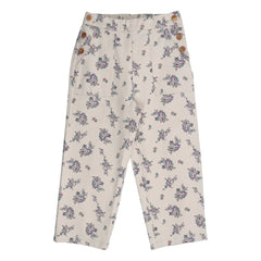 the new society - Emma Fleuri Organic Cotton Pants | Beige