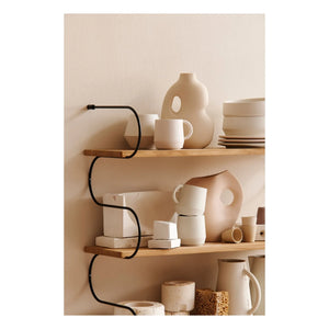 Schneid Studio - Onda Oak Shelf | Black
