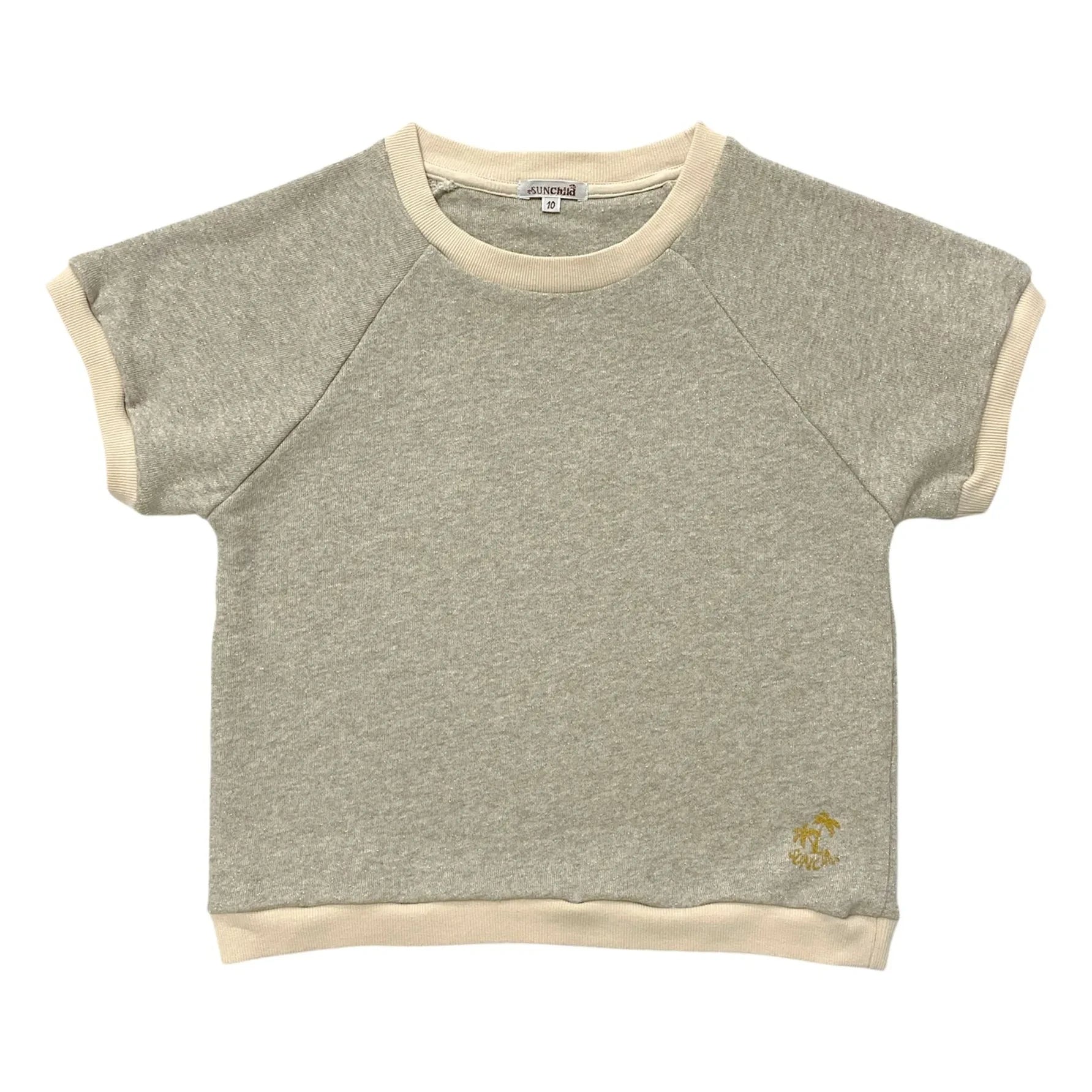Sunchild - Jaco Short Sleeve Sweatshirt | Grey